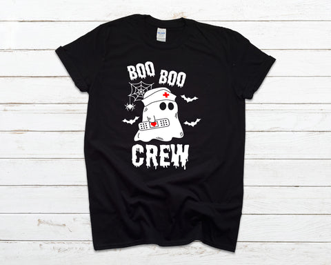Halloween Boo Boo Crew Healthcare Shirts